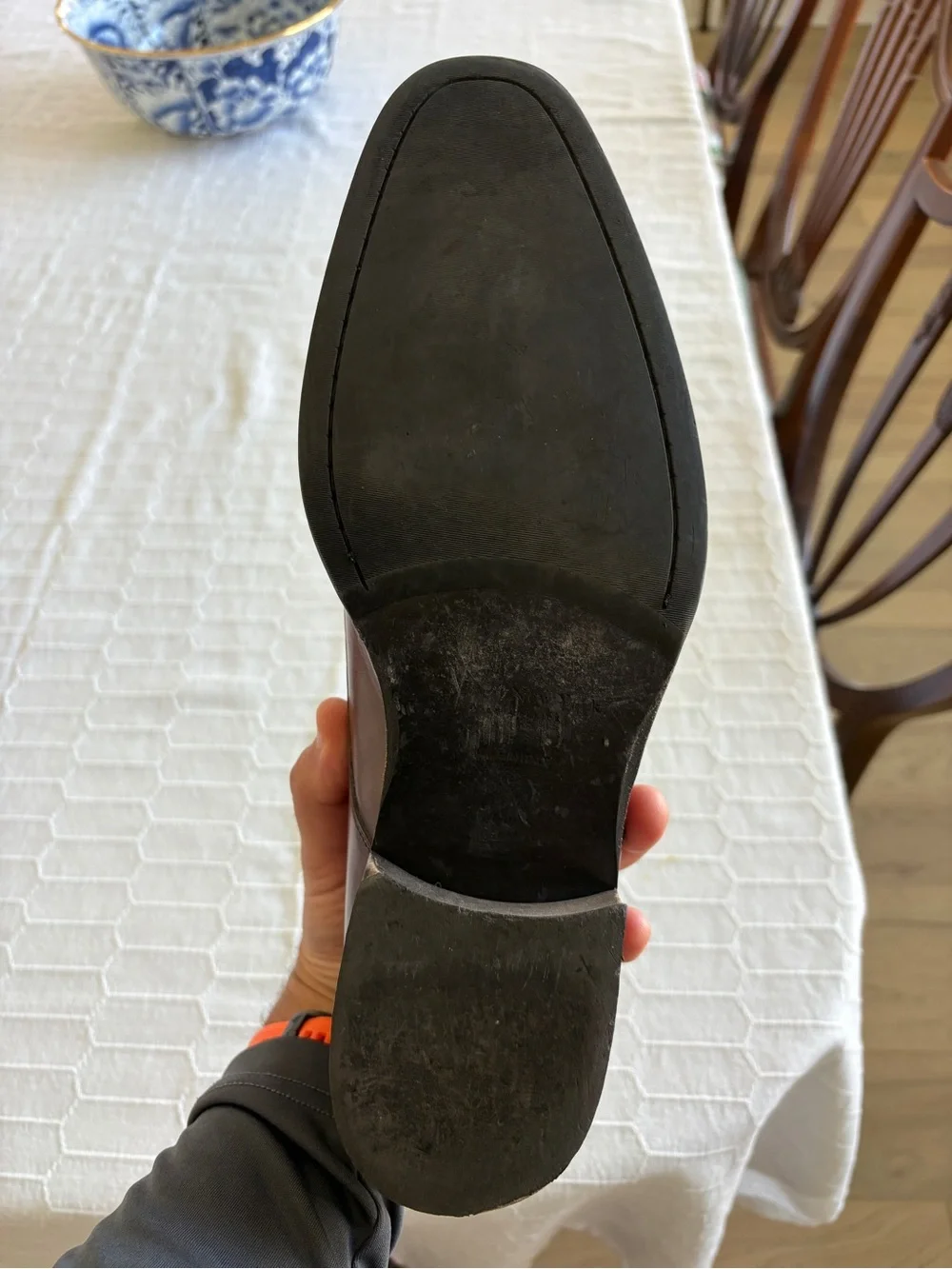 To Boot New York Brown Leather Double Monk Strap, Men’s 11